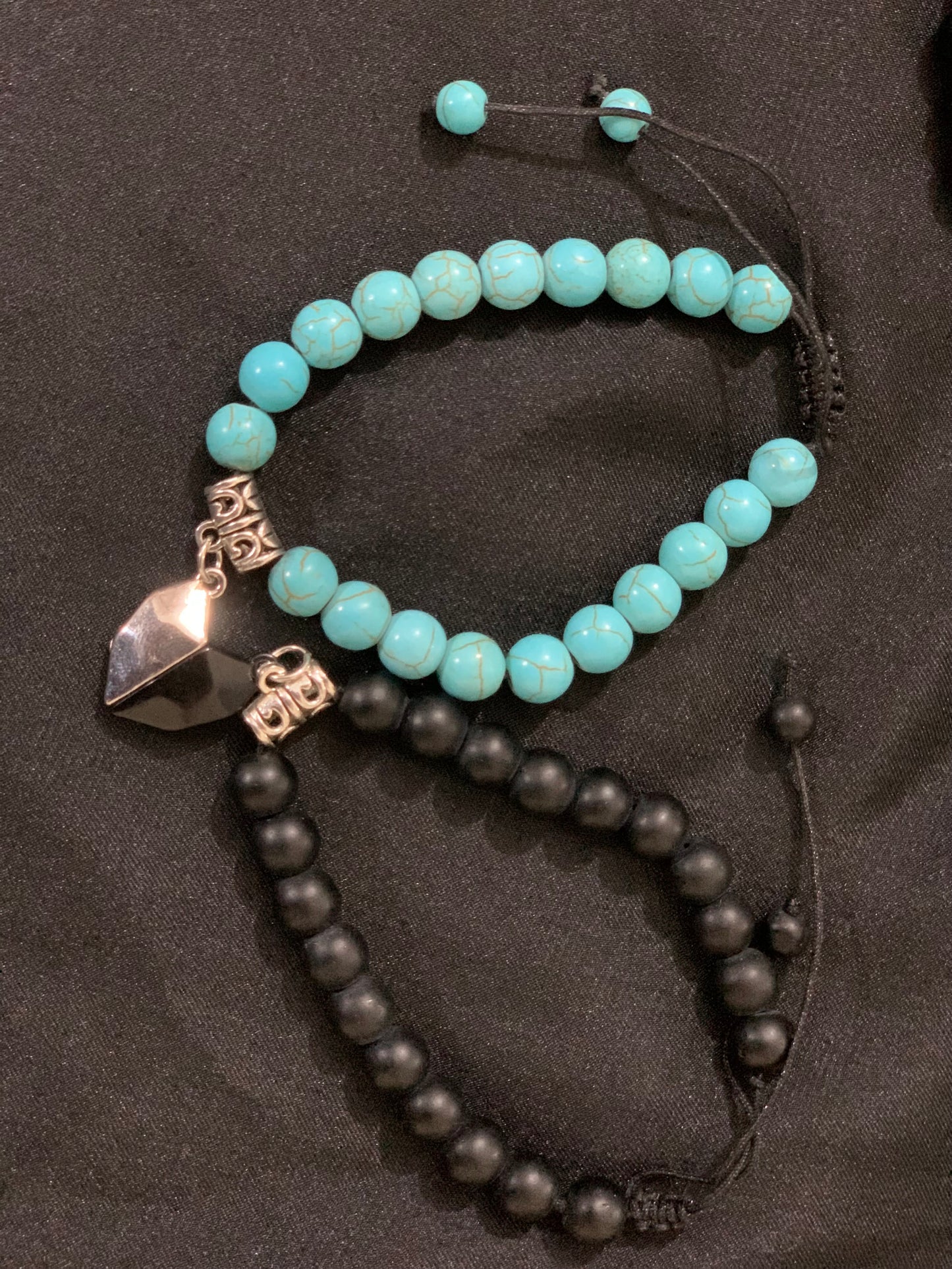 Magnet Heart Couple Bracelet