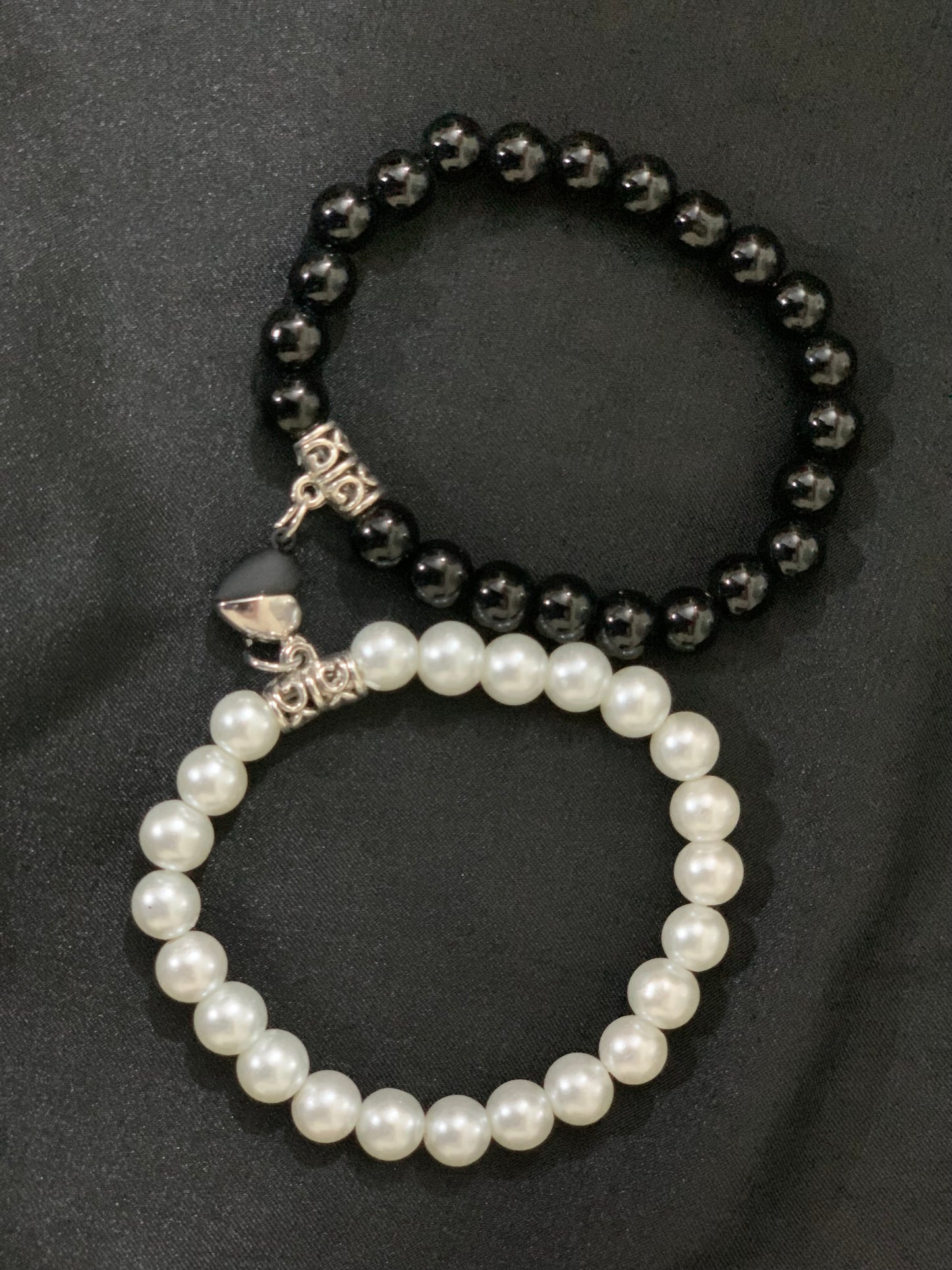 Magnet Heart Couple Bracelet