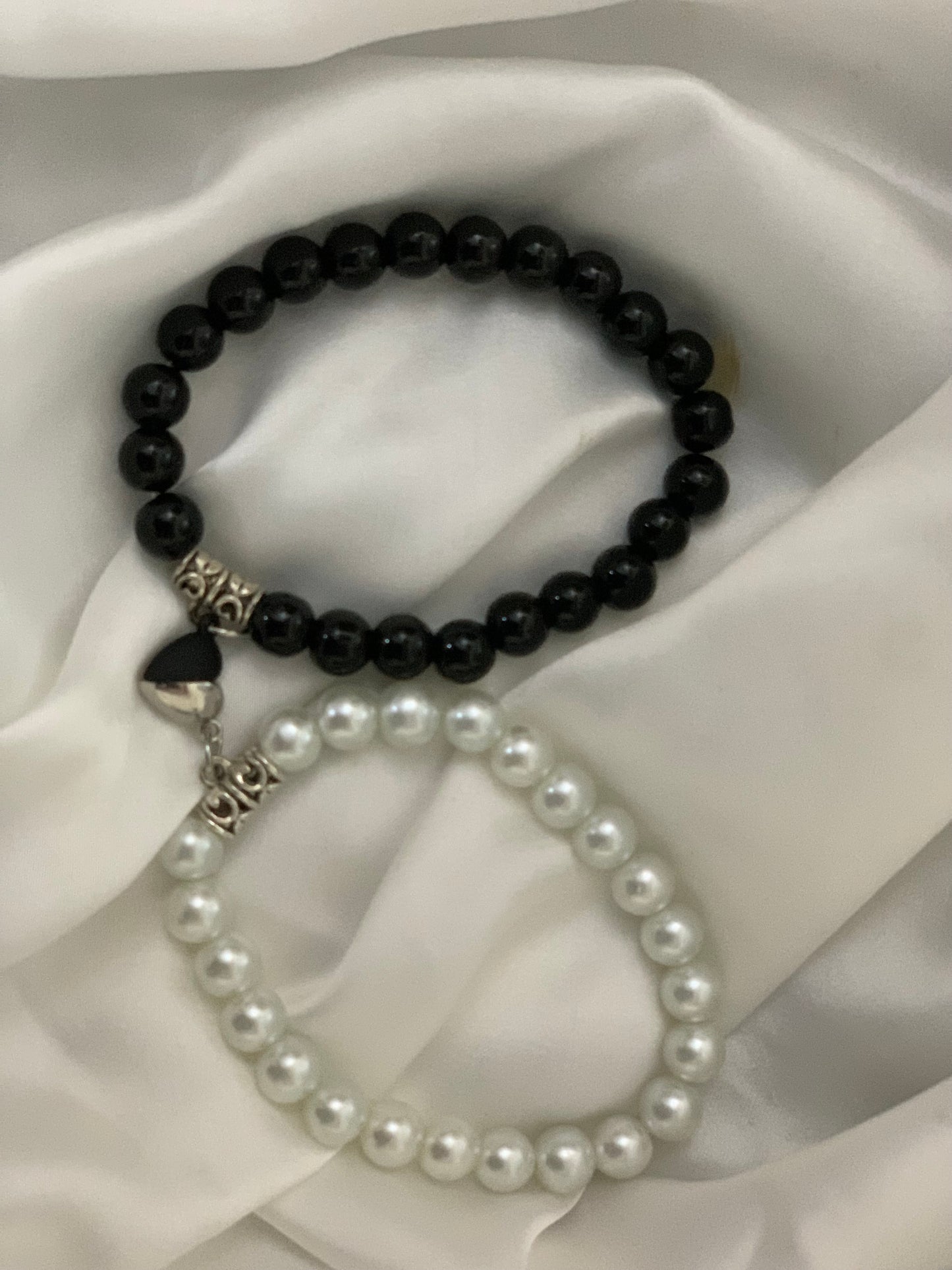 Magnet Heart Couple Bracelet