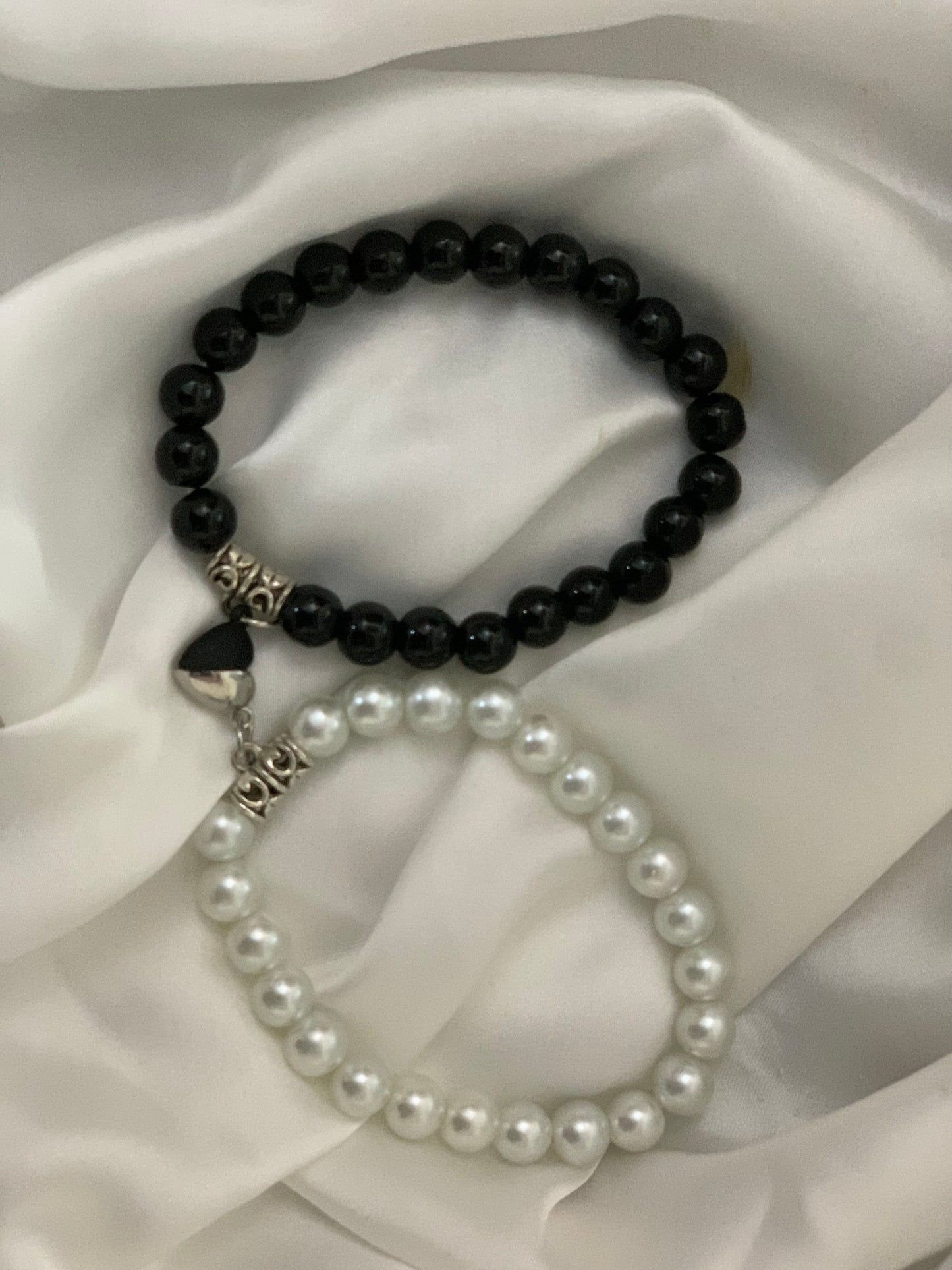 Magnet Heart Couple Bracelet